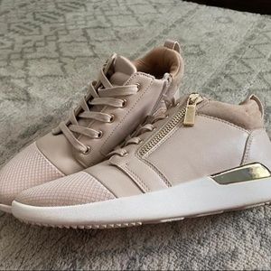 Like new Aldo rose gold sneakers. Size 7 1/2